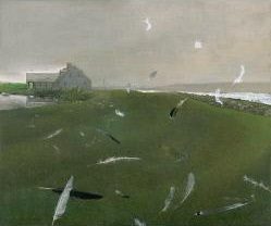 Andrew Wyeth (1917-2009) Airborne 1996 Tempera on panel Crystal Bridges Museum of American Art