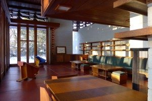 Bachman-Wilson House interior, before deconstruction. 