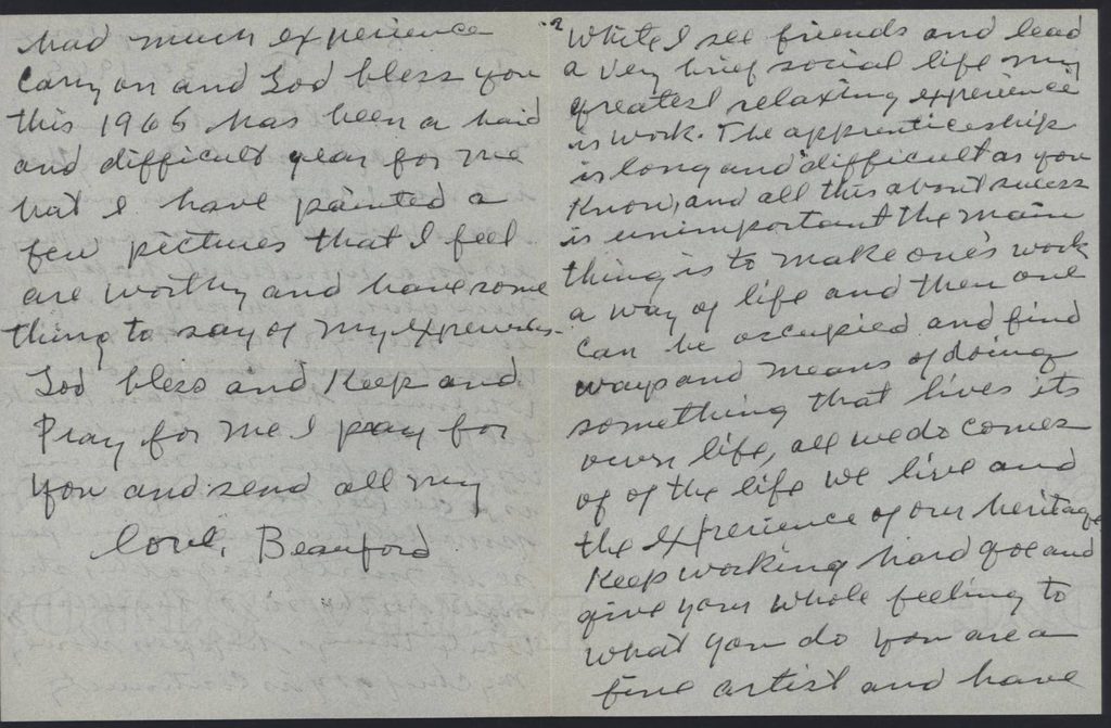 a letter written in black ink and cursive