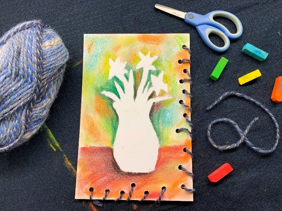 Finished artwork about friendship