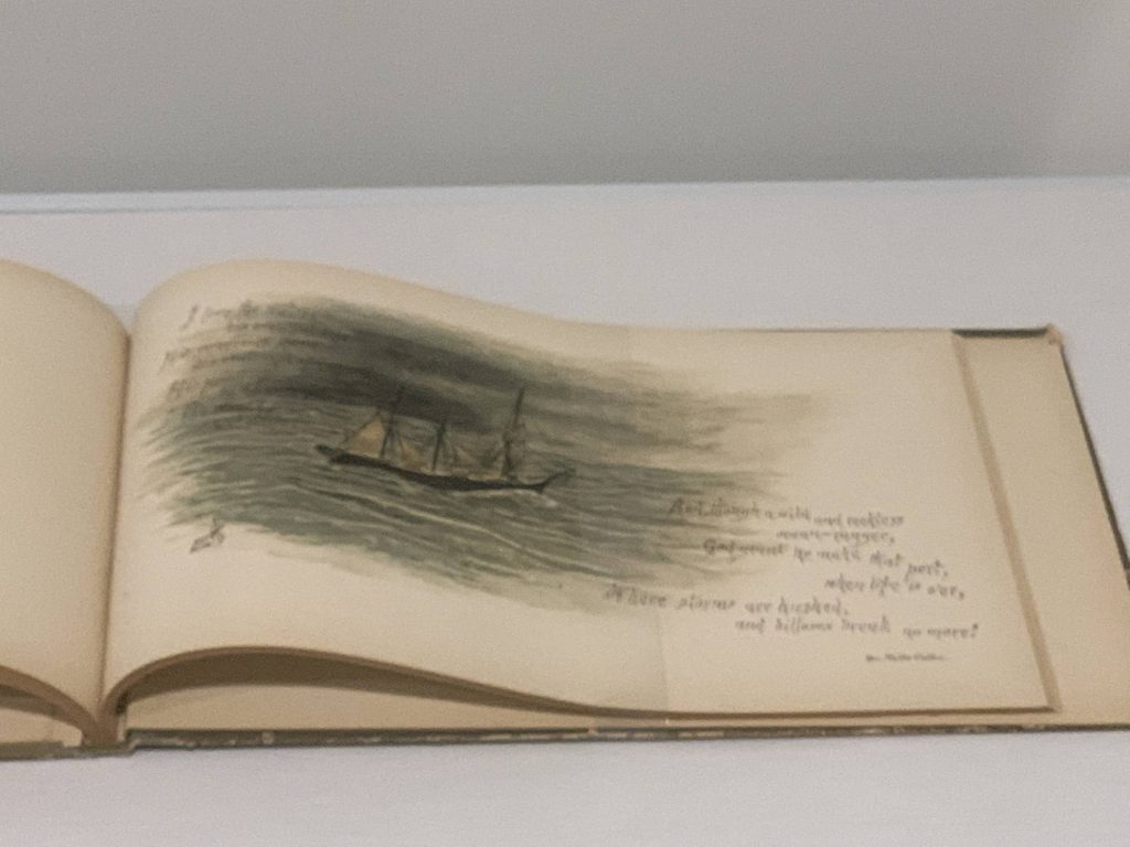 image of a page from Drift from Sea Life by C. McKnight Smith; found in the Crystal Bridges Library collection