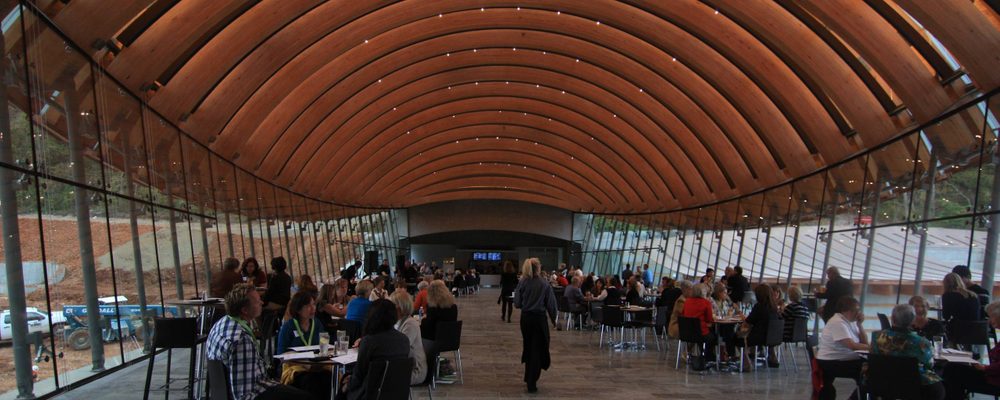 an image of eleven restaurant before the ponds were filled