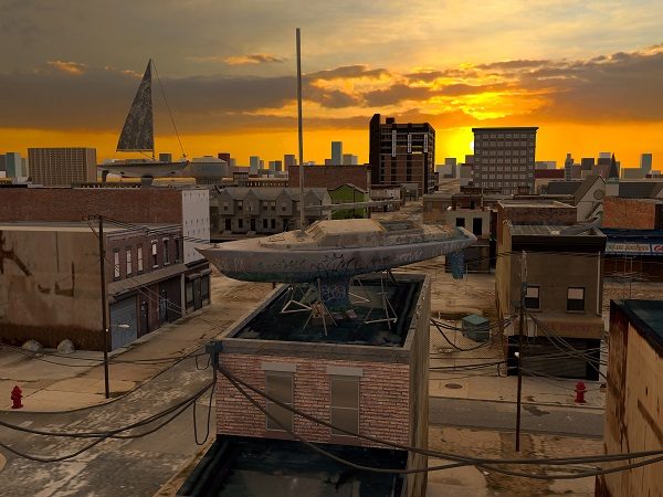 Tim Portlock, Escape, 2017, archival pigment print, 55 × 72 in. (139.7 × 182.9 cm), courtesy of Locks Gallery.