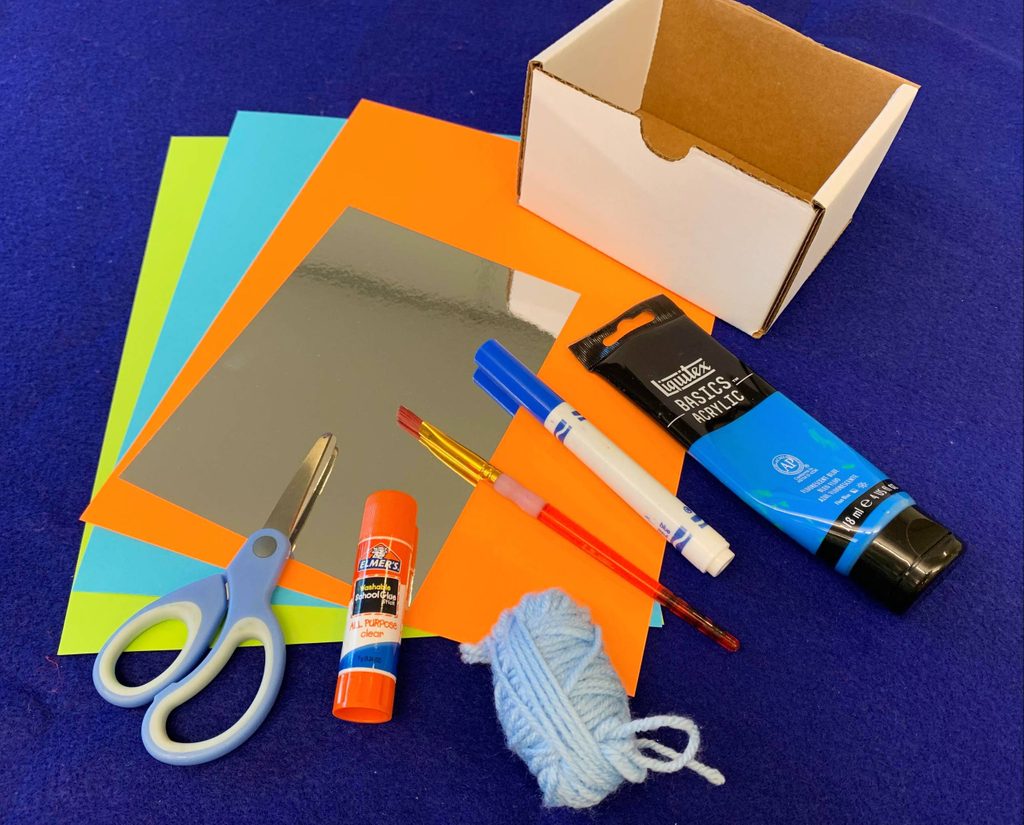 mini aquarium artmaking activity